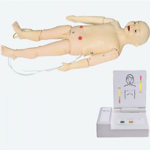 Advanced children's comprehensive first aid training simulator (five years old)